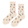 Cotton Soft Women Ladies Girls Ankle Long Socks Floral Pattern Fashion Colors Casual Party Socks
