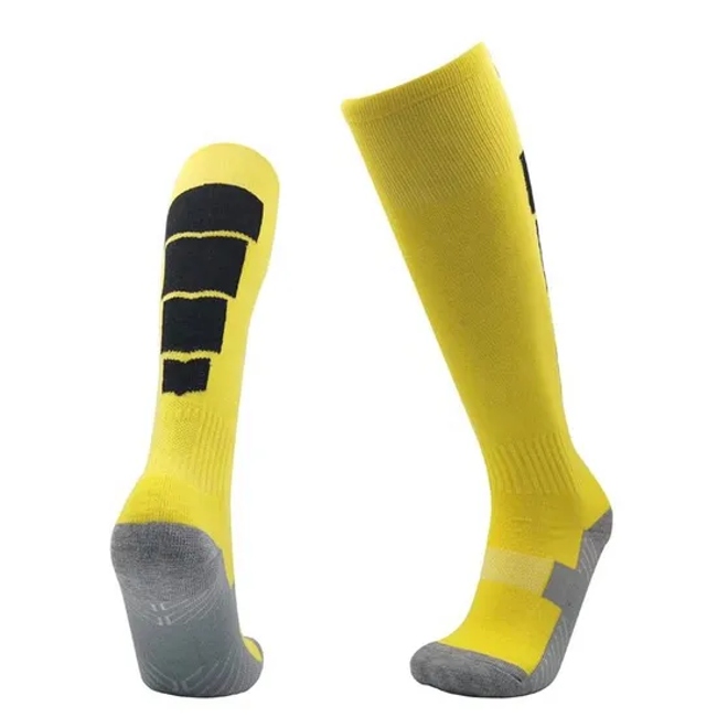 Sportswear Anti Slip Sport Socks Knee High Adult Grip Football Socks Compression