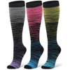 Custom Knee High Compression Socks High Quality Nylon Novelty Compression Nurse Socks for Women