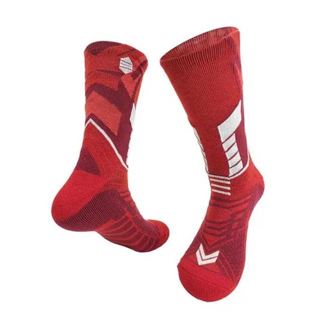 151-C33# MID-Calf Anti-Slip Football Training Socks for Adults