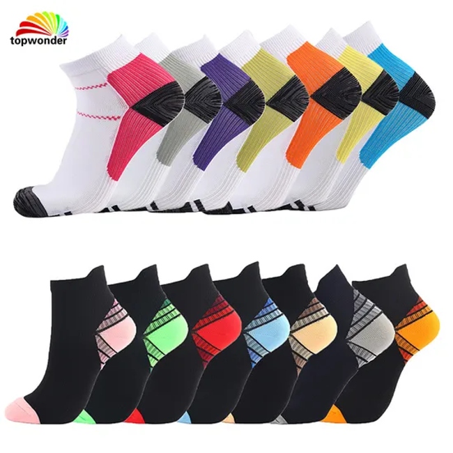 Customize and Wholesale Sports Dry-Fit Compression Boat Sock in Many Colors at Low Price