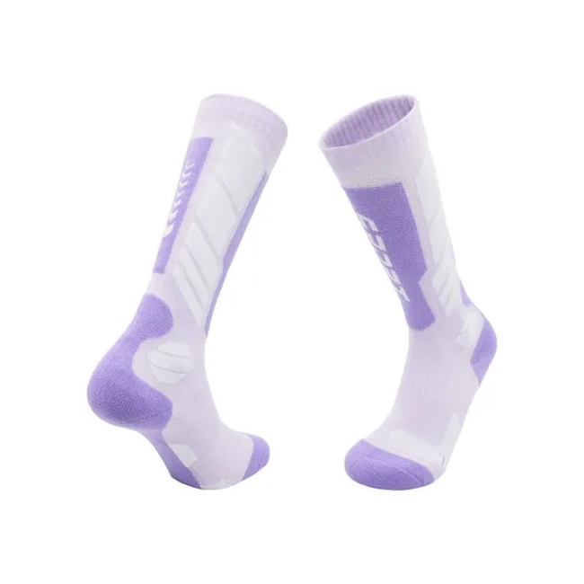 Gy9-8203L Code #Thick Towel Bottom Warm Color Matching Ski Socks