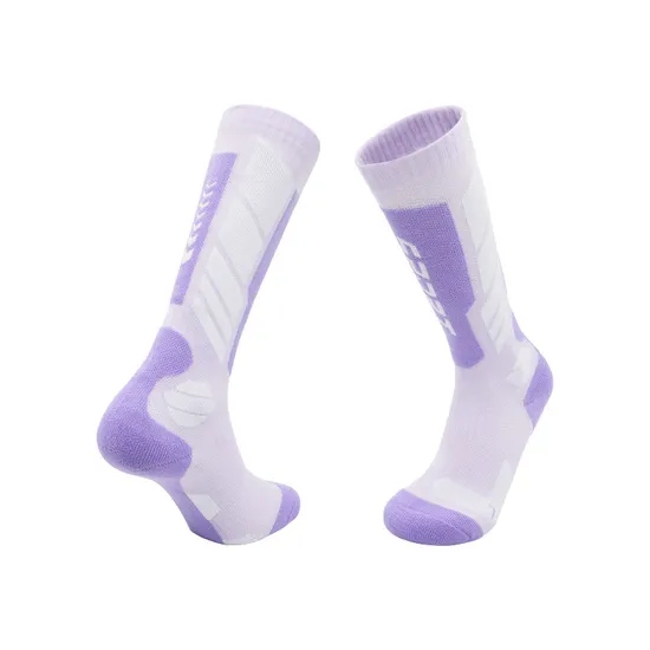 Gy9-8203L Code #Thick Towel Bottom Warm Color Matching Ski Socks