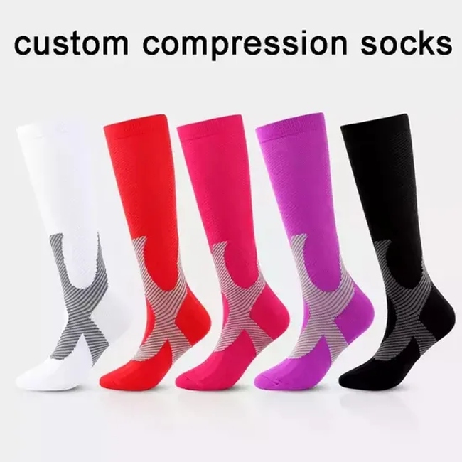OEM Custom Compression Football Grip Socks Calcetin Custom Designer Basketball Sports Socks Custom Logo Socks