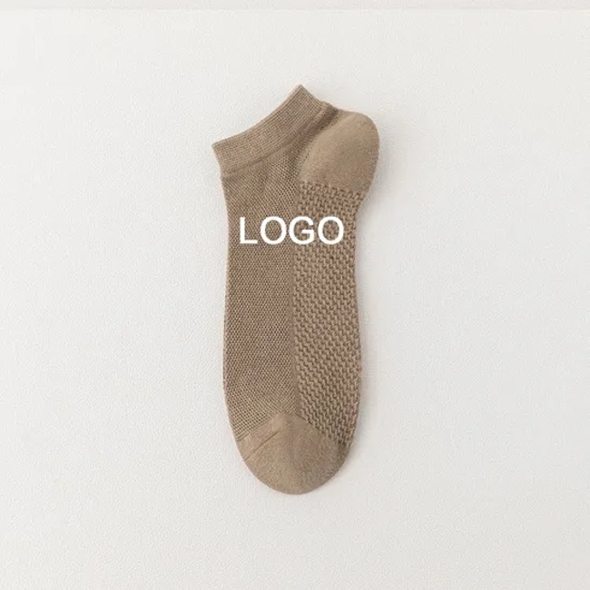 Premium Quality Ankle Socks Breathable Soft Cotton Custom Sports Socks Mesh Casual Athletic Summer Thin Cut Ankle Socks
