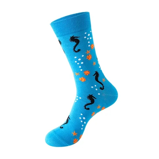 Happy Socks Style Fashion Cotton Soft Women Ladies Ankle Long Socks Ice Cream Foods Casual Party Pattern Novelty Socks