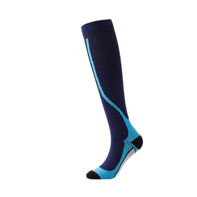 Custom Design Brand New Knee High Long Exercise Sports Running Cycling Compression Socks for Men