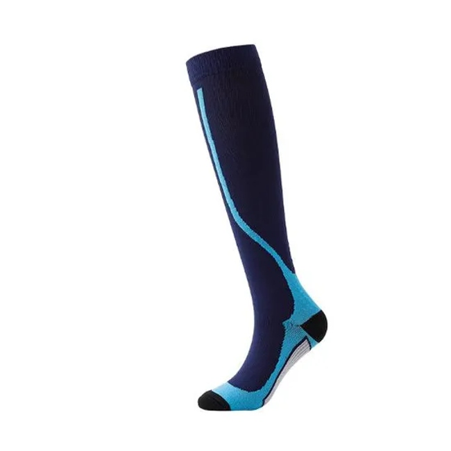 Custom Design Brand New Knee High Long Exercise Sports Running Cycling Compression Socks for Men