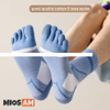 Customized Men s Professional Sports Fitness Cotton Toes Socks Breathable Anti odor Running Athletic Anti Pilling Crew Socks