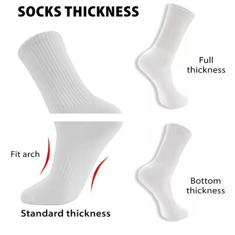 Custom LOGO Sports Socks Custom Packaging Brand Logo Athletic Men Tube White Socks Men Knitted Funny Street Crew Socks