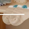 Durable Ladies cotton polyester spandex knitted PK demi crew socks, g pair, GG, YELLOW SMILEY PACK