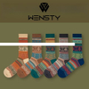New Style Top Quality Men s Autumn Cotton Breathable Deodorant Casual Socks Chunk Thread Knitted Athletic Stripes Crew Socks