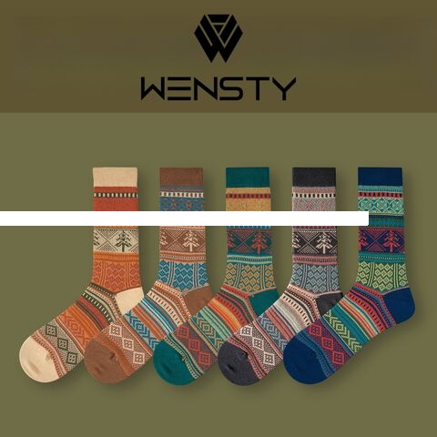 New Style Top Quality Men s Autumn Cotton Breathable Deodorant Casual Socks Chunk Thread Knitted Athletic Stripes Crew Socks