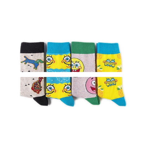 Durable Children s socks elastic cartoon multicolor unisex crew socks