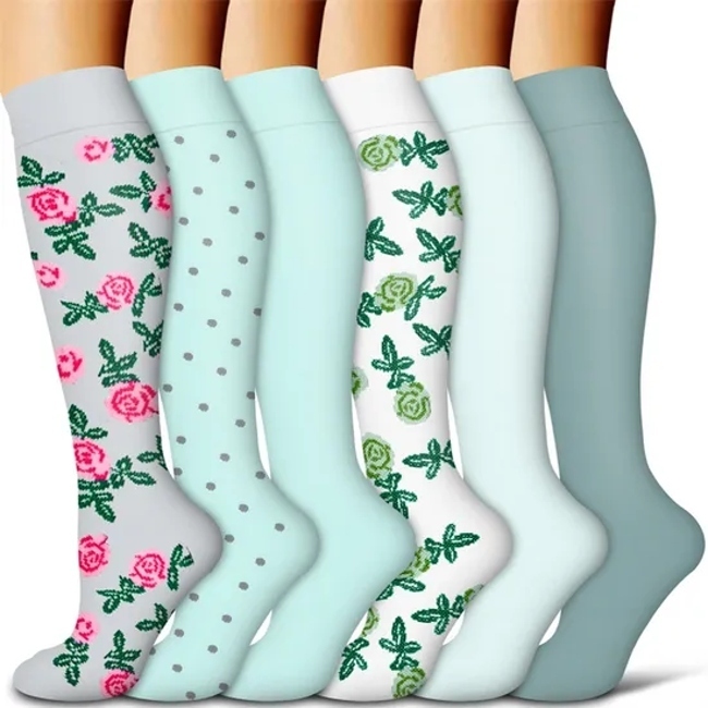 Easy to Wear and Take off Knee-High Compression Socks