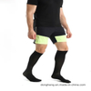 Cotton Compression Black Graduated Support Knee-High Socks for Men&Women