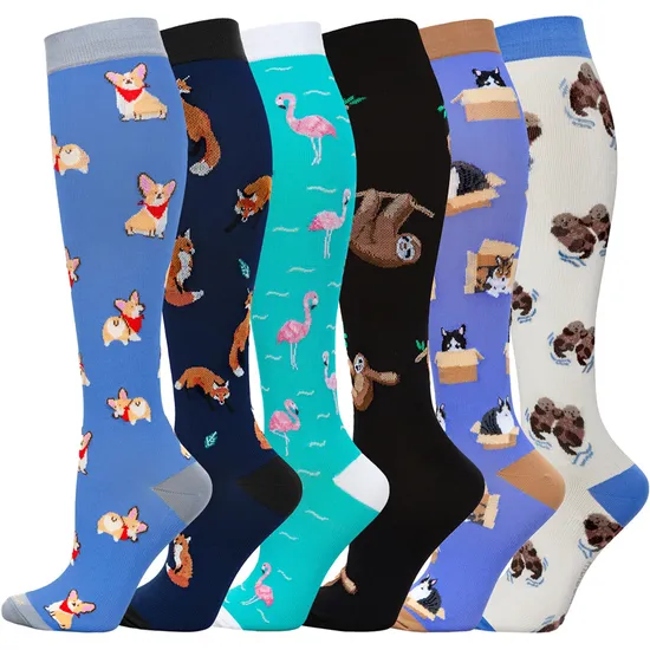 Unisex Compression Socks for Nurse, Travel, Pregnancy, Exercise
