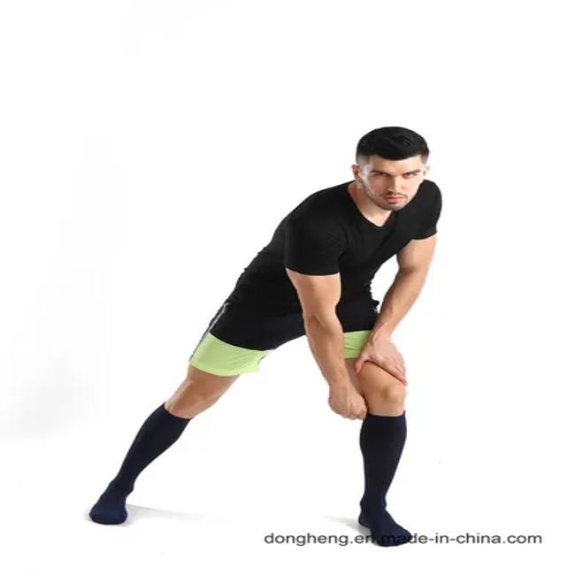Cotton Compression Graduated Support Knee-High Color Blocking Socks for Men&Women