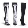 New Style Blue Knee High Socks with Customized Pattern for Lovely Girl and Woman Popular Wholesale Compression Socks