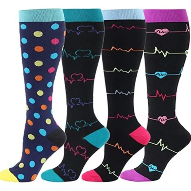 Professional Soccer Socks Long Knee Soccer Sport Socks Multi Color Compression Cycling Basketball Elites Men Sports Socks