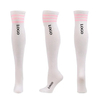 Custom Logo and Pattern Sweat-Absorbent Designer Compression Socks for Men and Women Sport Socks for Running Football