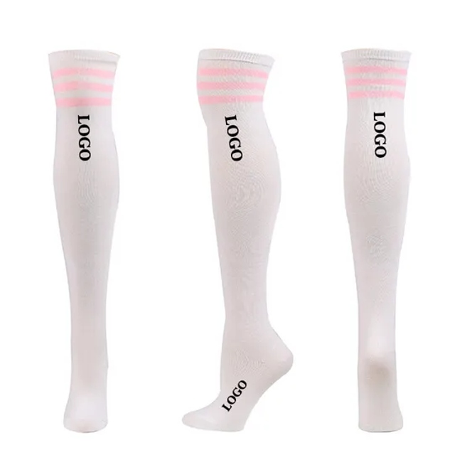 Custom Logo and Pattern Sweat-Absorbent Designer Compression Socks for Men and Women Sport Socks for Running Football