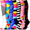 Custom Logo Men Women Knee High Sports Medical Football Nurse Compression Socks