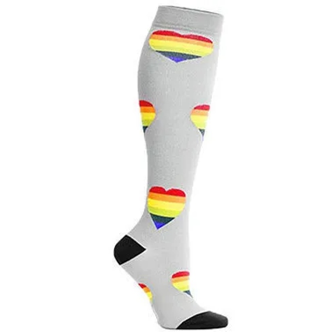 Fashion Custom Multi Color Women Wholesale Cotton Compression Socks