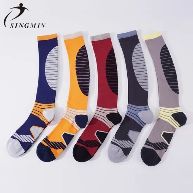 Knee High Football Socks Thick Towel Bottom Sports Socks Wholesale Compression Football Soccer Socks