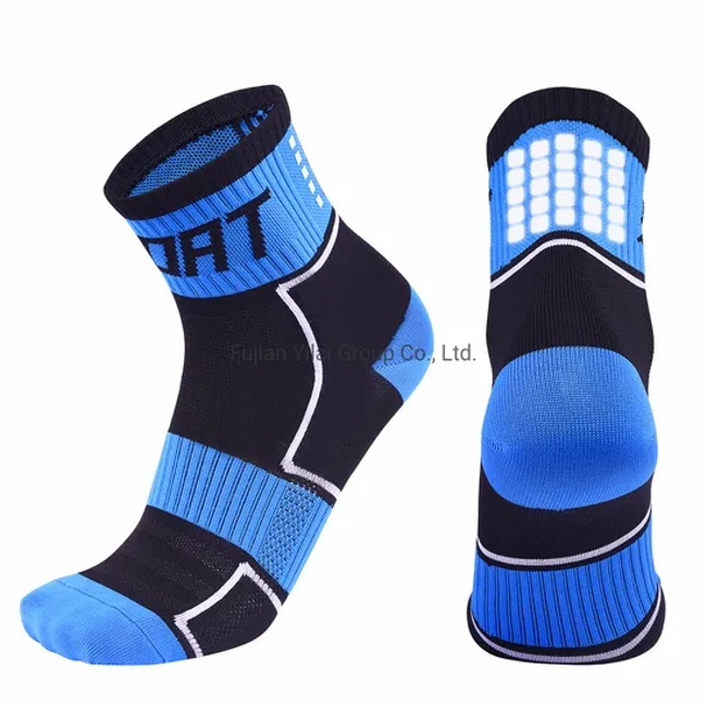 High Quality Quick Dry Custom Logo Socks Mountain Kids Bicycle Sports Socks Reflective Compression Bicycle Cycling Socks
