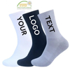 Wholesale Logo Designer Premium Quality Women Factory Cotton Compression Crew Cushion Athletic Brand Packaging Customized Men Custom Sports Socks