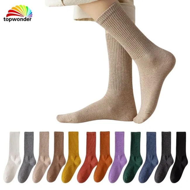 Customize and Wholesale All Colors of Striped Knee High Single Color Sports Sock in Many Colors and Sizes