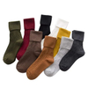 Wholesale Custom Logo Design Cotton Women Slouch School Socks