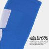 High Quality Jacquard Embroidery Logo Classic Stripe Athletic Cotton Crew Custom Socks