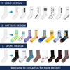 Wholesale Funny Crazy Designer Cool Funky Fashion Custom Logo Cotton Novelty Fancy Sox Tube Crew Happy Dress Baby Girl Socks