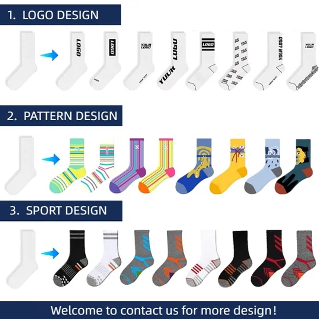 Wholesale Funny Crazy Designer Cool Funky Fashion Custom Logo Cotton Novelty Fancy Sox Tube Crew Happy Dress Baby Girl Socks