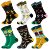Fashion All of Pattern Cotton Anit-Bacterial Womens Mens Ankle Socks