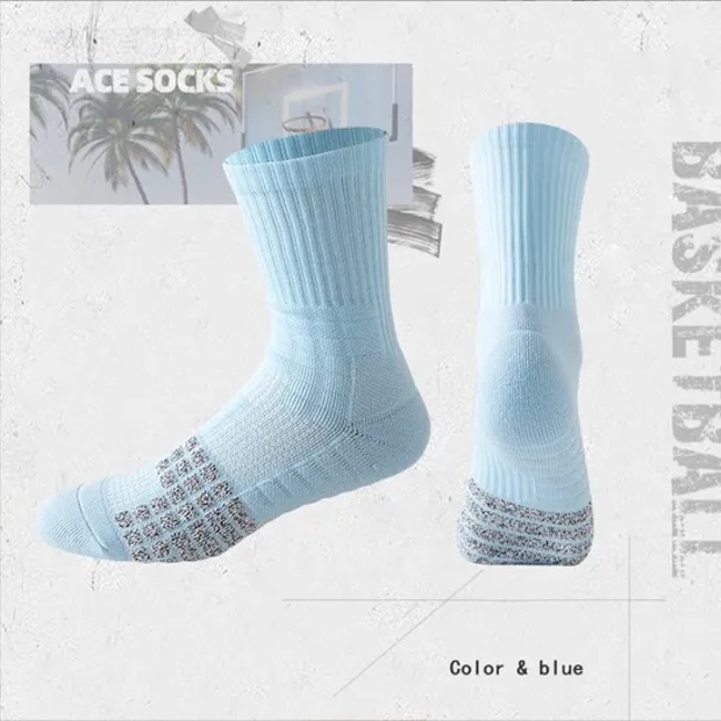 Professional Grade Elite Basketball Socks with Towel Bottom