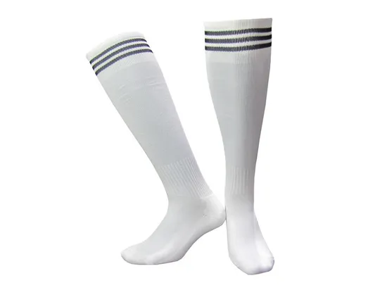High-Quality Plain Color Football Socks with Anti-Slip Design