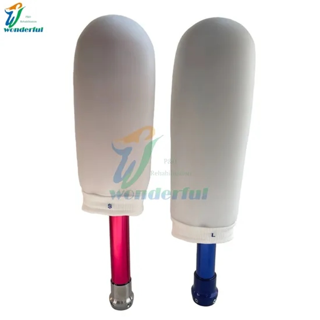 High Quality Cotton Gel Socks for Prosthetic Leg Residual Limbs Below-Knee Socket Joint Prosthesis Sleeves Knee Joint Gel Sock