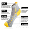 Customized Wholesale Mens Knitted Socks Jacquard Cotton Compression Mens Socks