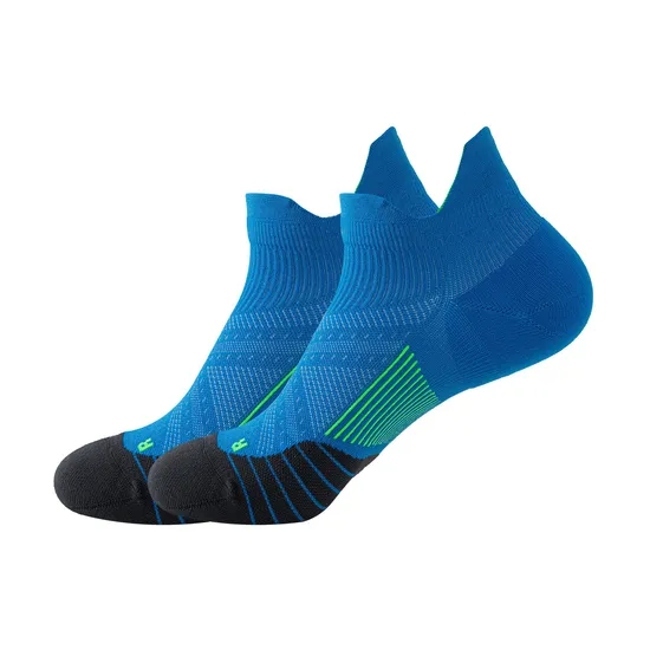 Men′s and Women′s Professional Sports Shallow Mouth Fitness Running Anti Slip Sports Boat Socks