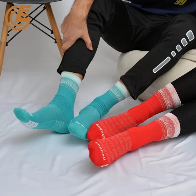 Factory Wholesale Custom High Elasticity Anti-Slip Athletic Fitness Ankle Compression Socks