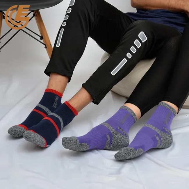Wholesale Custom Sports Towel Bottom Compression Socks Unisex
