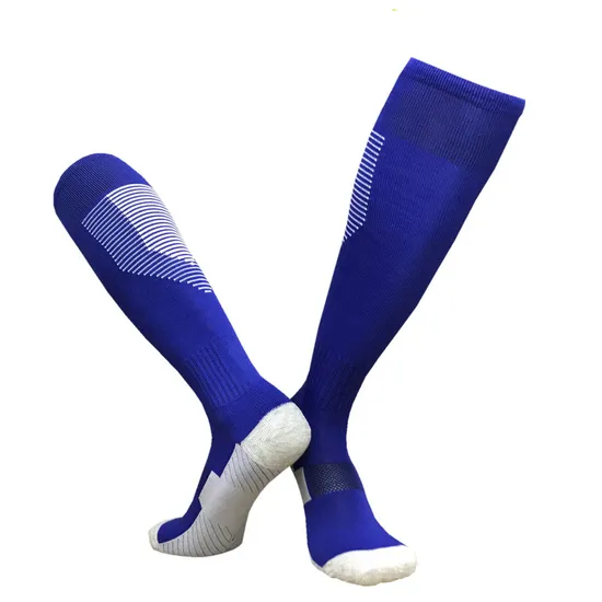 Trendy Blue Athletic Socks for Kids - Ultimate Comfort for Football