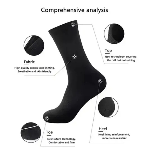 Quality Personalised Embroidery Logo Running Cycling White Cotton Sport Socks