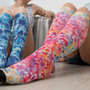 Wholesale Custom Cotton Print Fashion Designer Compression Running Sport Socks