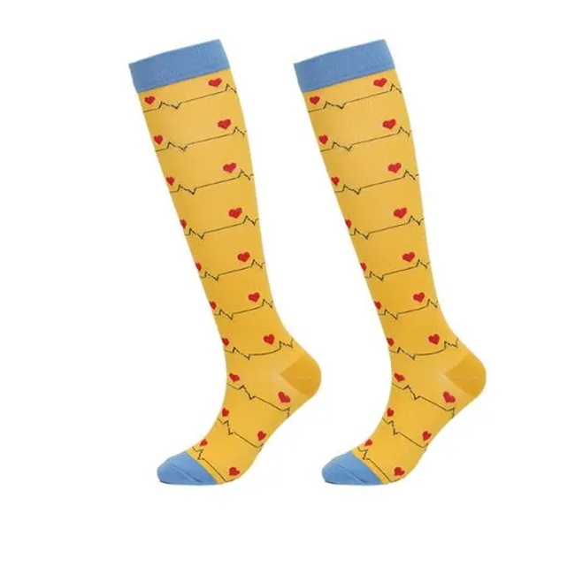 Sports Protection Support Flexible Breathable Compression Long Sock