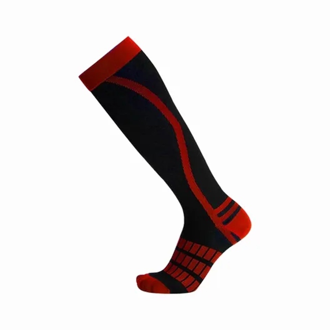 Elastic Copper Nylon Breathable Sports Compression Long Socks