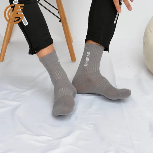 Qlm-325-6 Quick Dry Breathable Compression Sports Cotton Socks for Outdoor